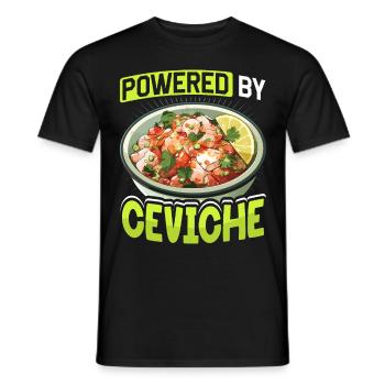 Seafood Peruvian Ceviche - Männer T-Shirt - Schwarz - Vorne - AI Model Male 178 light (178cm)