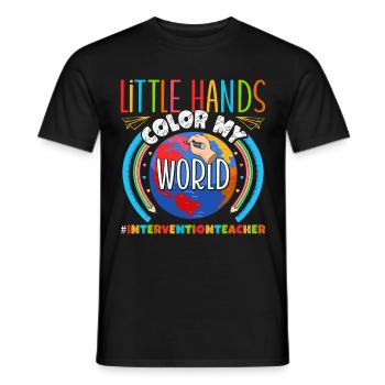 Intervention Teacher, Intervention specialist - Männer T-Shirt - Schwarz - Vorne - AI Model Male 178 light (178cm)