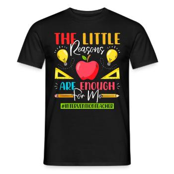 Intervention Teacher, Intervention specialist - Männer T-Shirt - Schwarz - Vorne - AI Model Male 178 light (178cm)