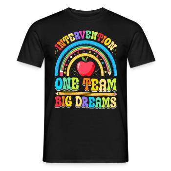 Intervention Teacher, Intervention specialist - Männer T-Shirt - Schwarz - Vorne - AI Model Male 178 light (178cm)