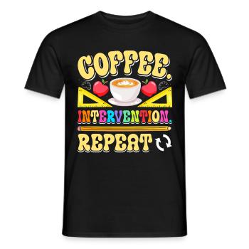 Intervention Teacher, Intervention specialist - Männer T-Shirt - Schwarz - Vorne - AI Model Male 178 light (178cm)