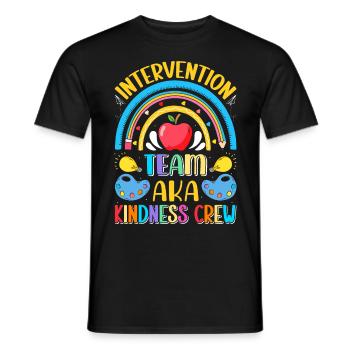 Intervention Teacher, Intervention specialist - Männer T-Shirt - Schwarz - Vorne - AI Model Male 178 light (178cm)