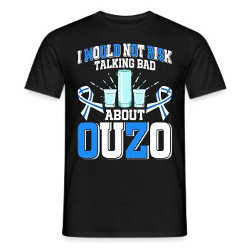 Grèce Ouzo - T-shirt homme - noir - Devant - AI Model Male 178 light (178cm)