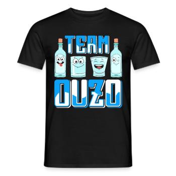 Grèce Ouzo - T-shirt homme - noir - Devant - AI Model Male 178 light (178cm)