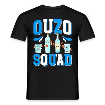 Grèce Ouzo - T-shirt homme - noir - Devant - AI Model Male 178 light (178cm)