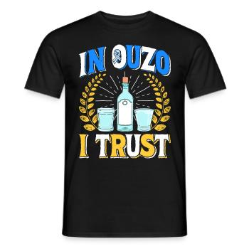 Grèce Ouzo - T-shirt homme - noir - Devant - AI Model Male 178 light (178cm)