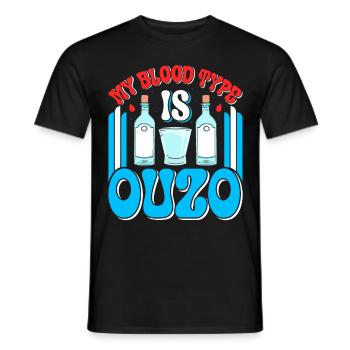 Grèce Ouzo - T-shirt homme - noir - Devant - AI Model Male 178 light (178cm)