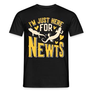 Newt - Men's T-Shirt - black - Front - AI Model Male 178 light (178cm)