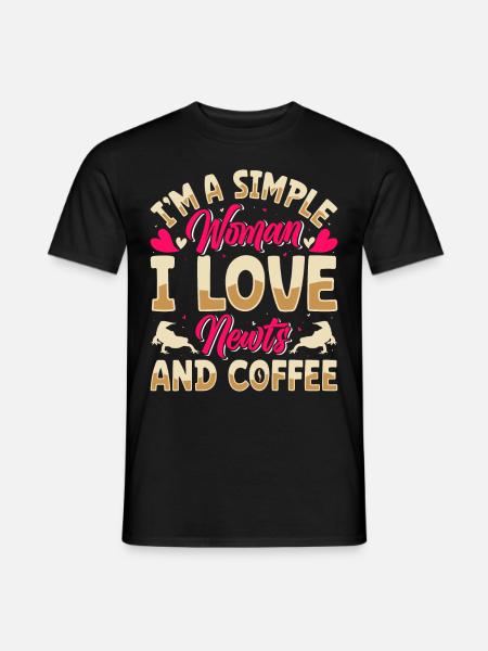 Molch - Männer T-Shirt - Schwarz