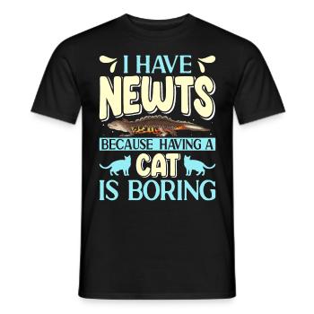 Newt - Men's T-Shirt - black - Front - AI Model Male 178 light (178cm)