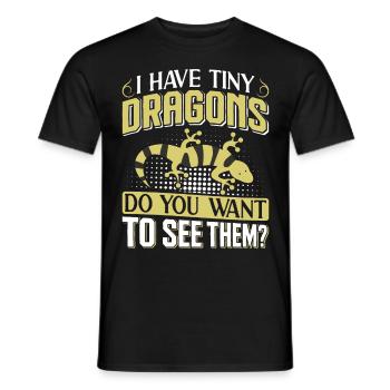 Newt - Men's T-Shirt - black - Front - AI Model Male 178 light (178cm)