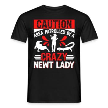 Newt - Men's T-Shirt - black - Front - AI Model Male 178 light (178cm)