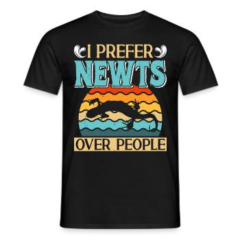 Newt - Men's T-Shirt - black - Front - AI Model Male 178 light (178cm)