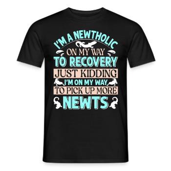 Newt - Men's T-Shirt - black - Front - AI Model Male 178 light (178cm)