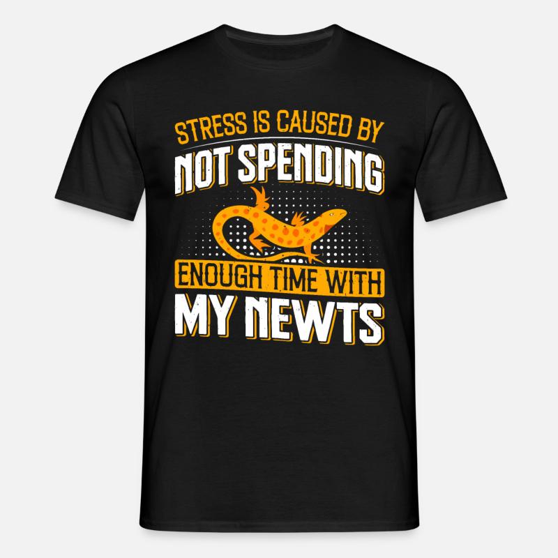 Molch - Männer T-Shirt - Schwarz