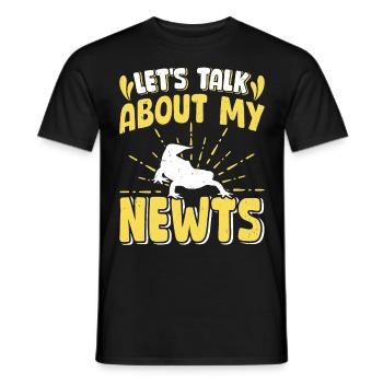 Newt - Men's T-Shirt - black - Front - AI Model Male 178 light (178cm)