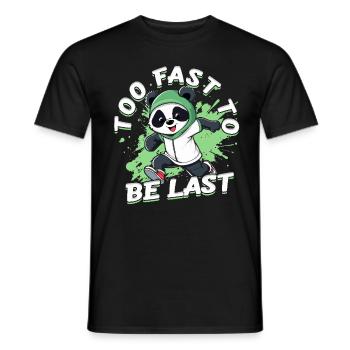 Sprint Leichtathletik Sprinten - Männer T-Shirt - Schwarz - Vorne - AI Model Male 178 light (178cm)