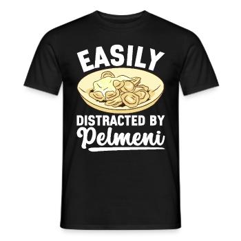 Pelmeni Cuisine russe - T-shirt homme - noir - Devant - AI Model Male 178 light (178cm)