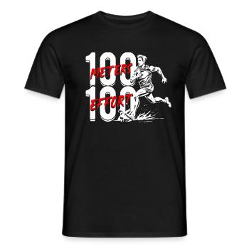 Sprint Athlétisme Sprint - T-shirt homme - noir - Devant - AI Model Male 178 light (178cm)