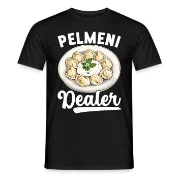 Pelmeni Russische Küche - Männer T-Shirt - Schwarz - Vorne - AI Model Male 178 light (178cm)