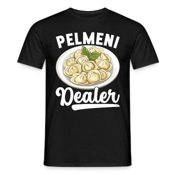 Pelmeni Russische Küche - Männer T-Shirt - Schwarz - Vorne - AI Model Male 178 light (178cm)