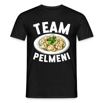 Pelmeni Cuisine russe - T-shirt homme - noir - Devant - AI Model Male 178 light (178cm)
