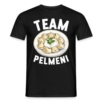 Pelmeni Cuisine russe - T-shirt homme - noir - Devant - AI Model Male 178 light (178cm)
