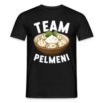 Pelmeni Cuisine russe - T-shirt homme - noir - Devant - AI Model Male 178 light (178cm)