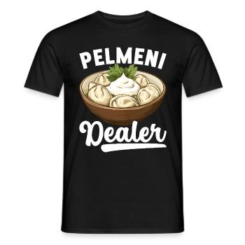 Pelmeni Cuisine russe - T-shirt homme - noir - Devant - AI Model Male 178 light (178cm)