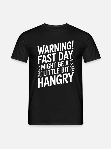 Intermittent fasting Intermittent fasting - Men's T-Shirt - black