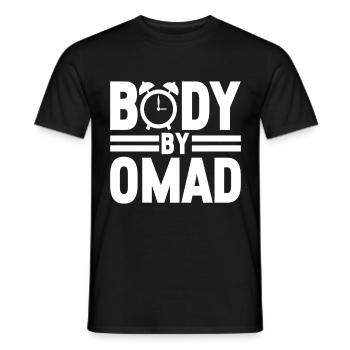 Intermittent fasting Intermittent fasting - Men's T-Shirt - black - Front - AI Model Male 178 light (178cm)