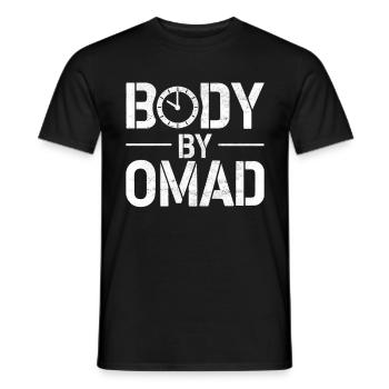 Intermittent fasting Intermittent fasting - Men's T-Shirt - black - Front - AI Model Male 178 light (178cm)