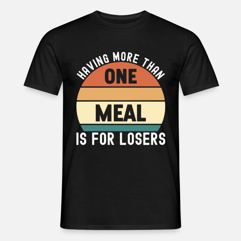 Intermittent fasting Intermittent fasting - Men's T-Shirt - black
