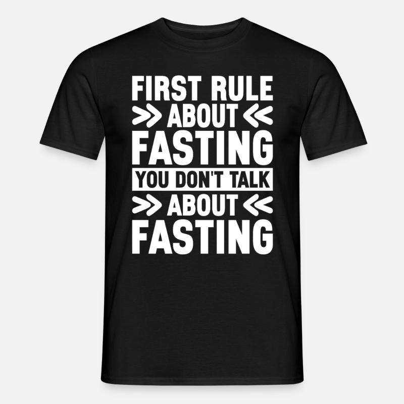 Intermittent fasting Intermittent fasting - Men's T-Shirt - black