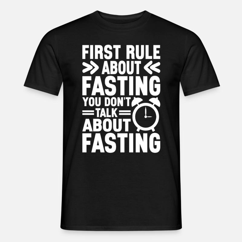 Intermittent fasting Intermittent fasting - Men’s T-shirt - black
