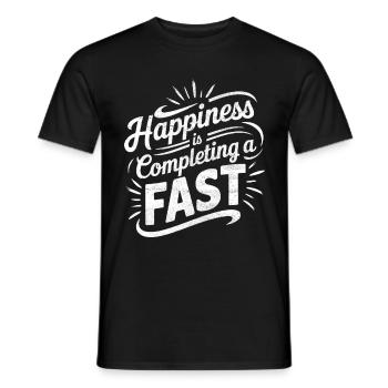 Intermittent fasting Intermittent fasting - Men's T-Shirt - black - Front - AI Model Male 178 light (178cm)