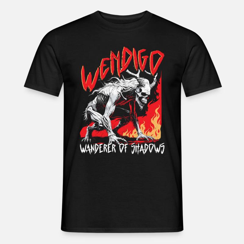 Wendigo Kryptide Cryptide - T-shirt homme - noir