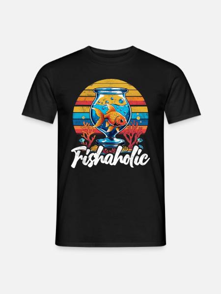 Aquarium Aquaristik - Männer T-Shirt - Schwarz