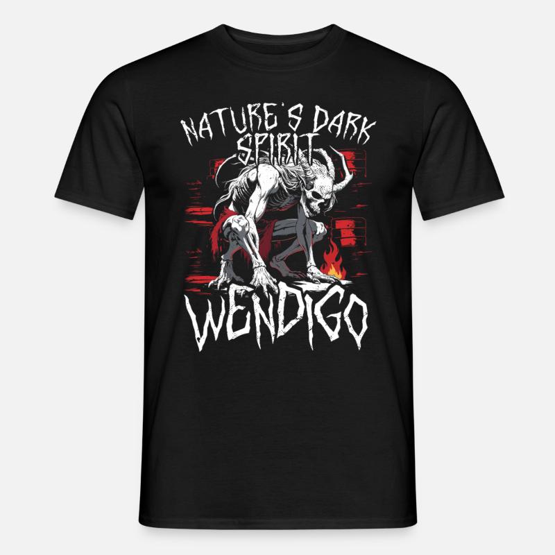 Wendigo Kryptide Cryptide - T-shirt homme - noir