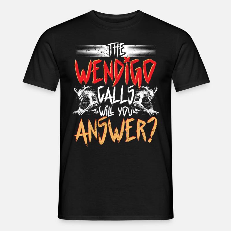 Wendigo Kryptide Cryptide - T-shirt homme - noir