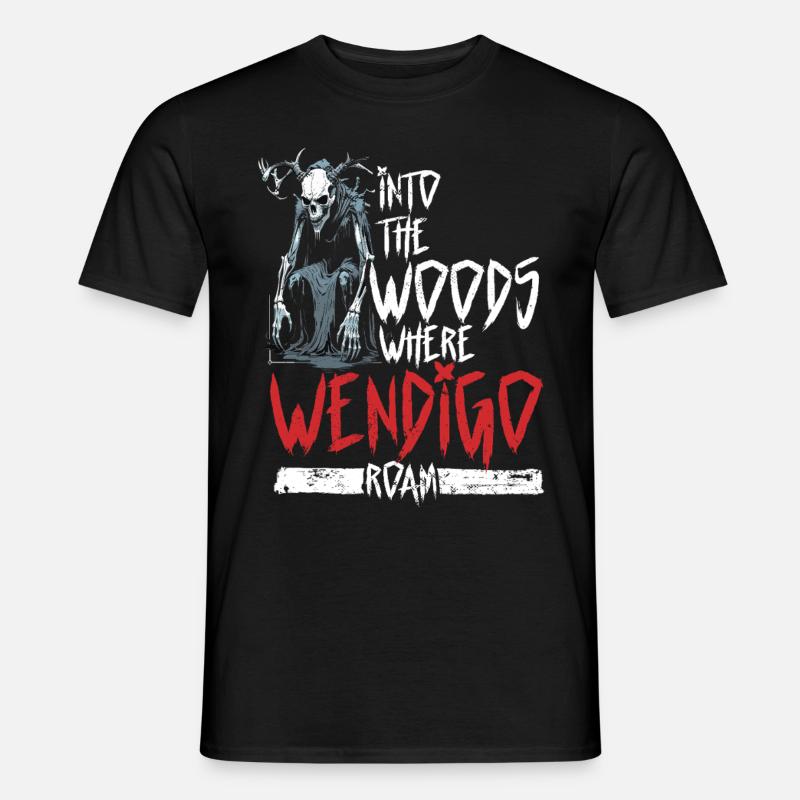 Wendigo Kryptide Cryptid - Men’s T-shirt - black