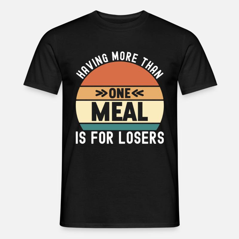 Intermittent fasting Intermittent fasting - Men's T-Shirt - black