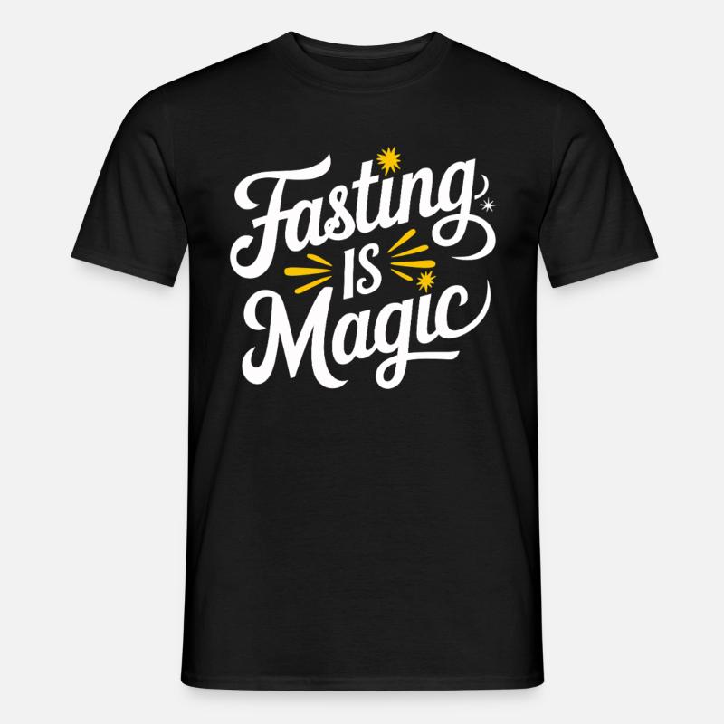 Intermittent fasting Intermittent fasting - Men's T-Shirt - black
