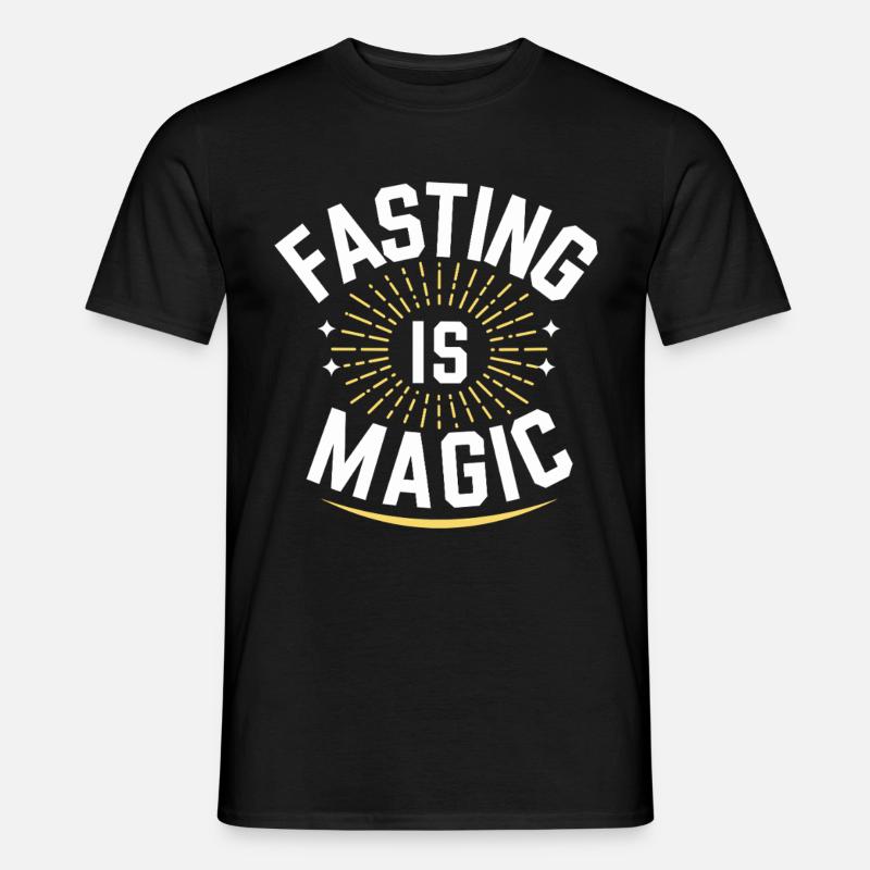 Intermittent fasting Intermittent fasting - Men's T-Shirt - black