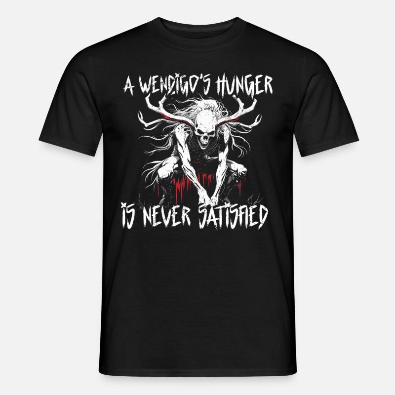 Wendigo Kryptide Cryptide - T-shirt homme - noir