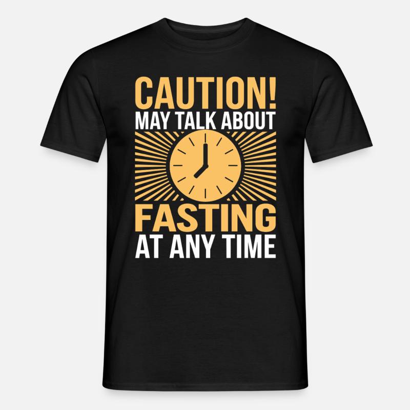 Intermittent fasting Intermittent fasting - Men’s T-shirt - black