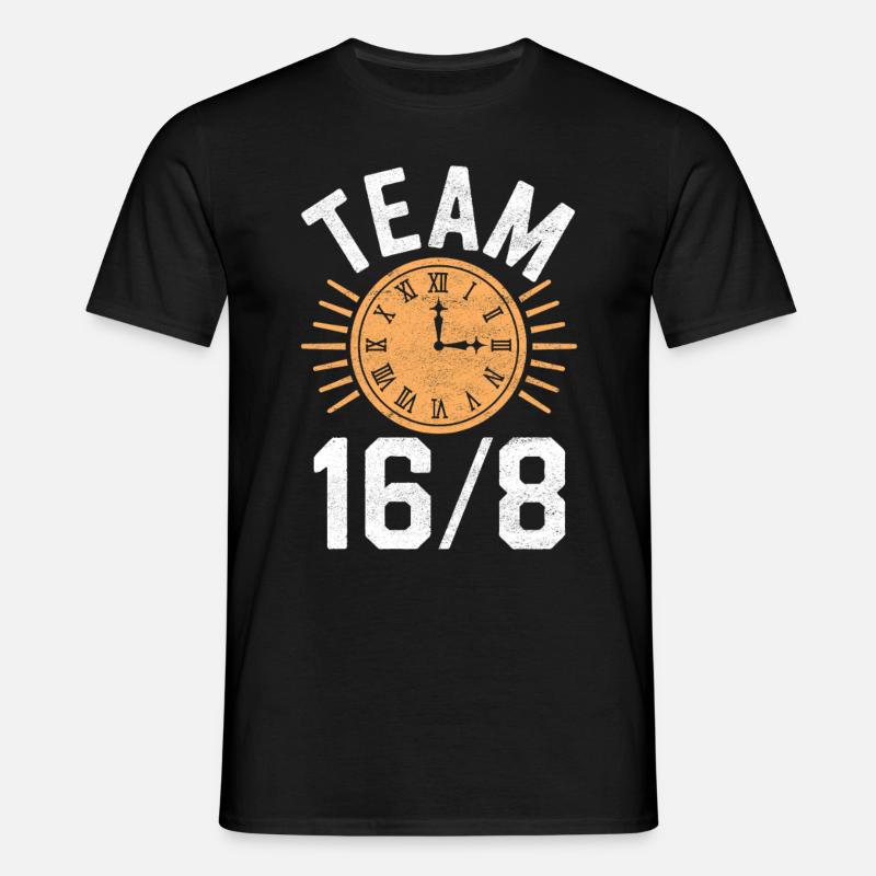 Intermittent fasting Intermittent fasting - Men's T-Shirt - black