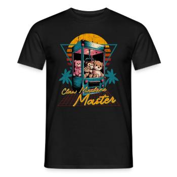 Greifautomat Kraller Greifer Claw Machine Master - Men's T-Shirt - black - Front - AI Model Male 178 light (178cm)
