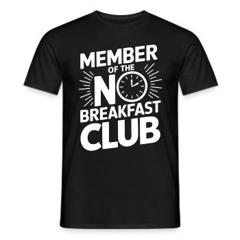 Intermittent fasting Intermittent fasting - Men's T-Shirt - black - Front - AI Model Male 178 light (178cm)