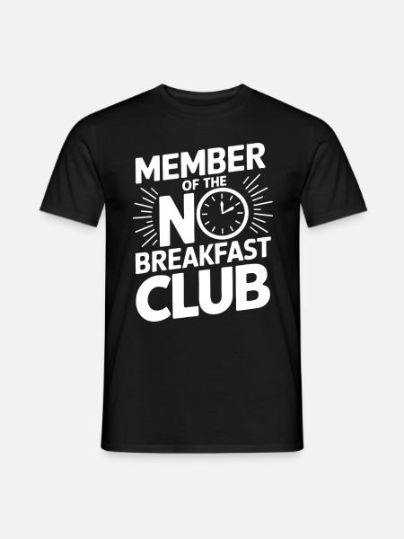 Intermittent fasting Intermittent fasting - Men's T-Shirt - black